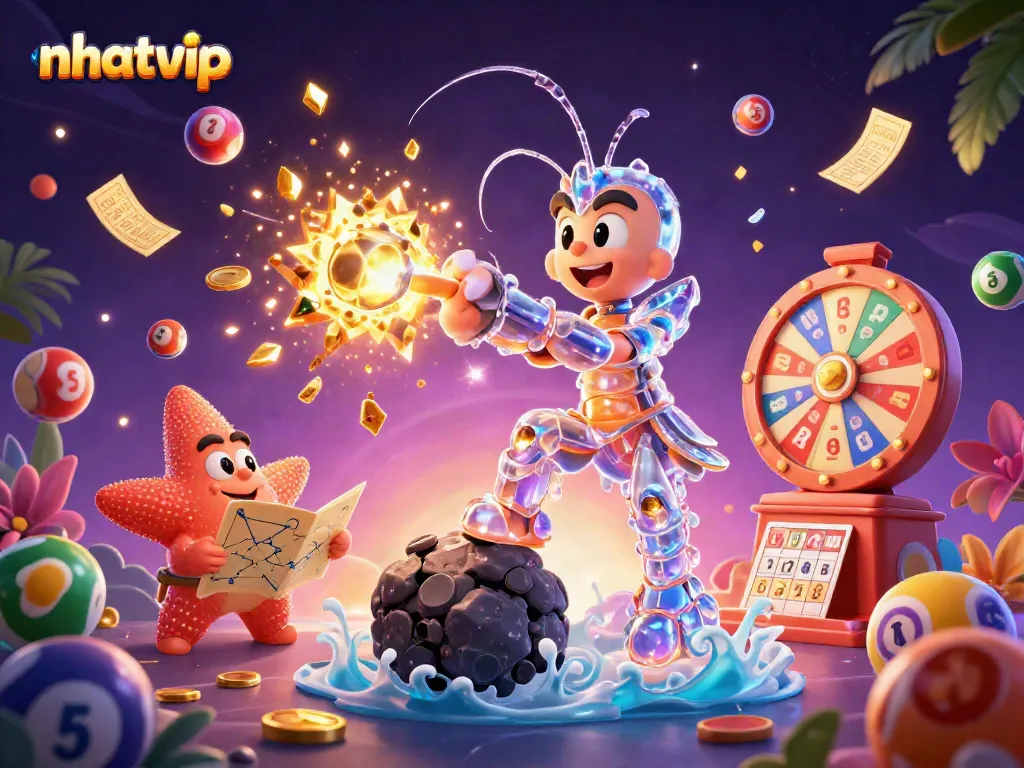 Experience the excitement of nhatvip with vibrant game elements and action-packed visuals highlighting odds and strategy.