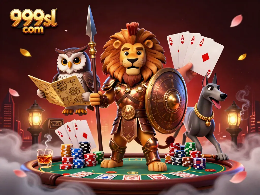 Experience thrilling gameplay at 999sl com with vibrant poker elements and engaging characters.