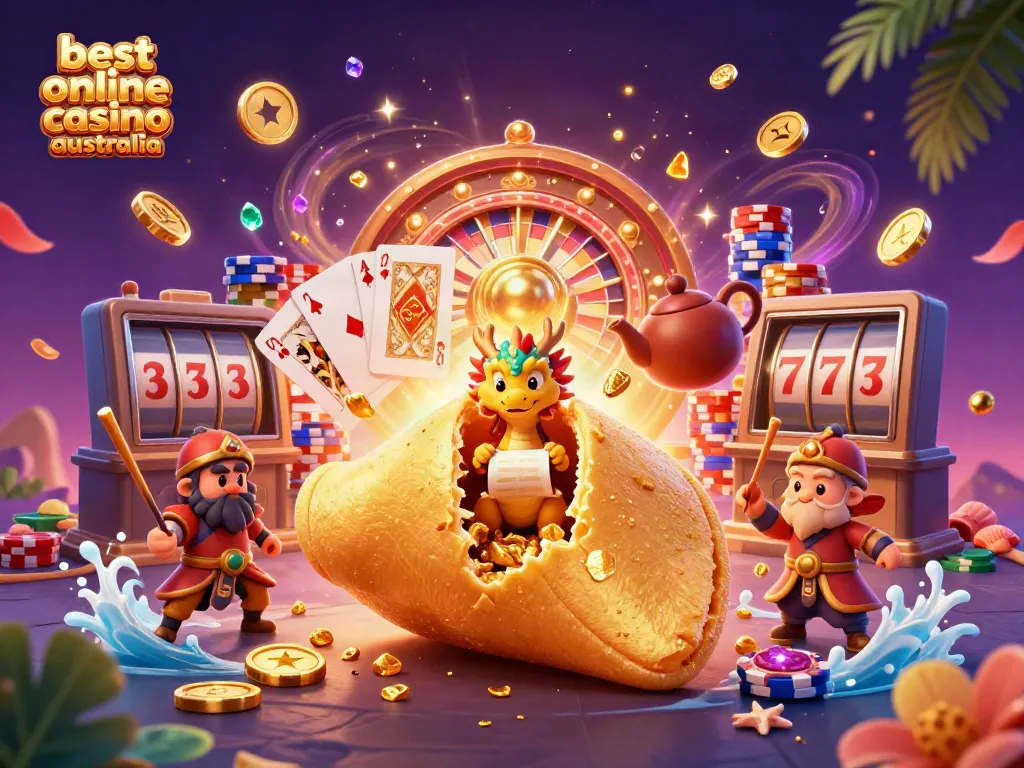 Engaging illustration of the best online casino australia featuring dynamic gaming elements.