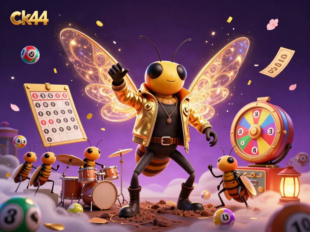 Engage with ck44's vibrant online gaming universe with interactive characters and colorful elements.