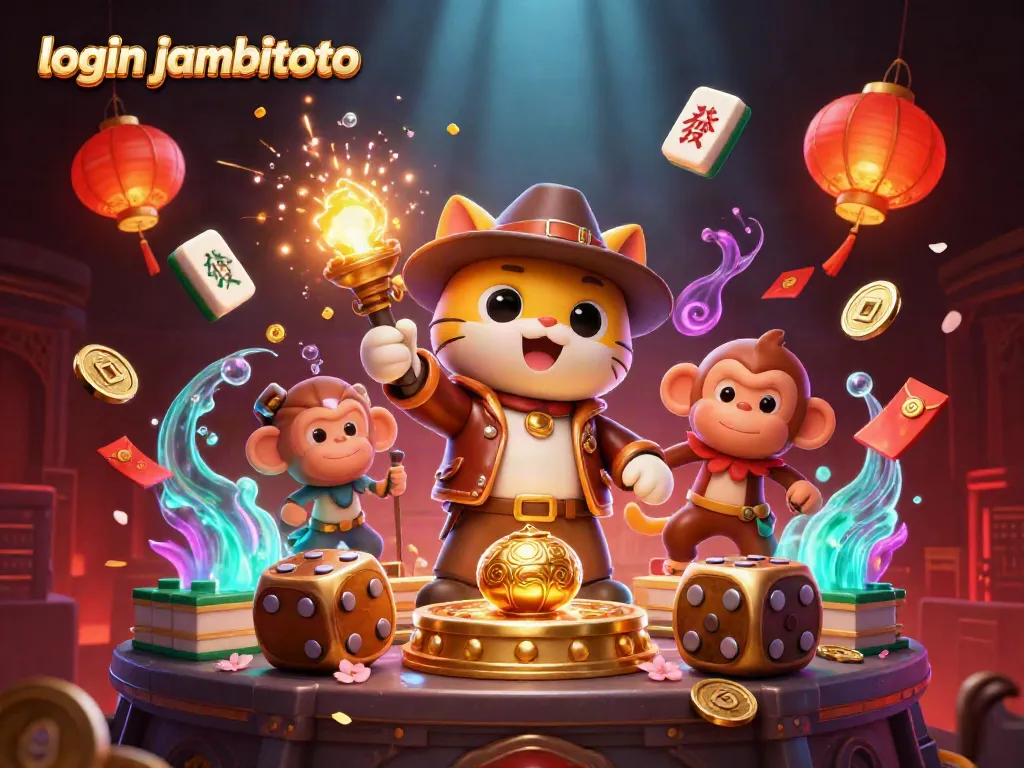 Experience the thrill of login jambitoto as a cat archaeologist discovers hidden treasures in a dazzling temple.